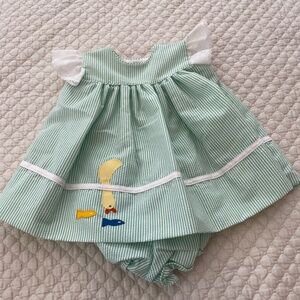 Vintage Jayne Copeland Striped Duck Set